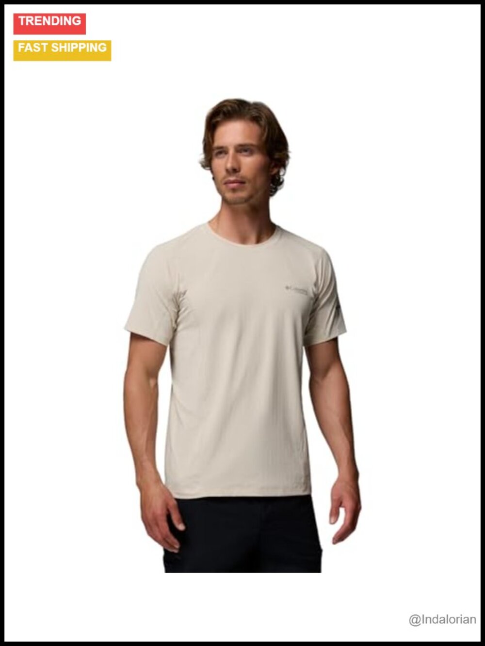 Columbia Men's Short Sleeve UPF Tee Moisture Wicking Active Fit